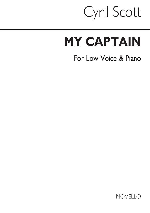 My Captain Op38-low Voice/Piano (Key-f)